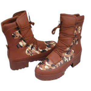 Cape Robin Camouflage Lug Boots Size 10 New